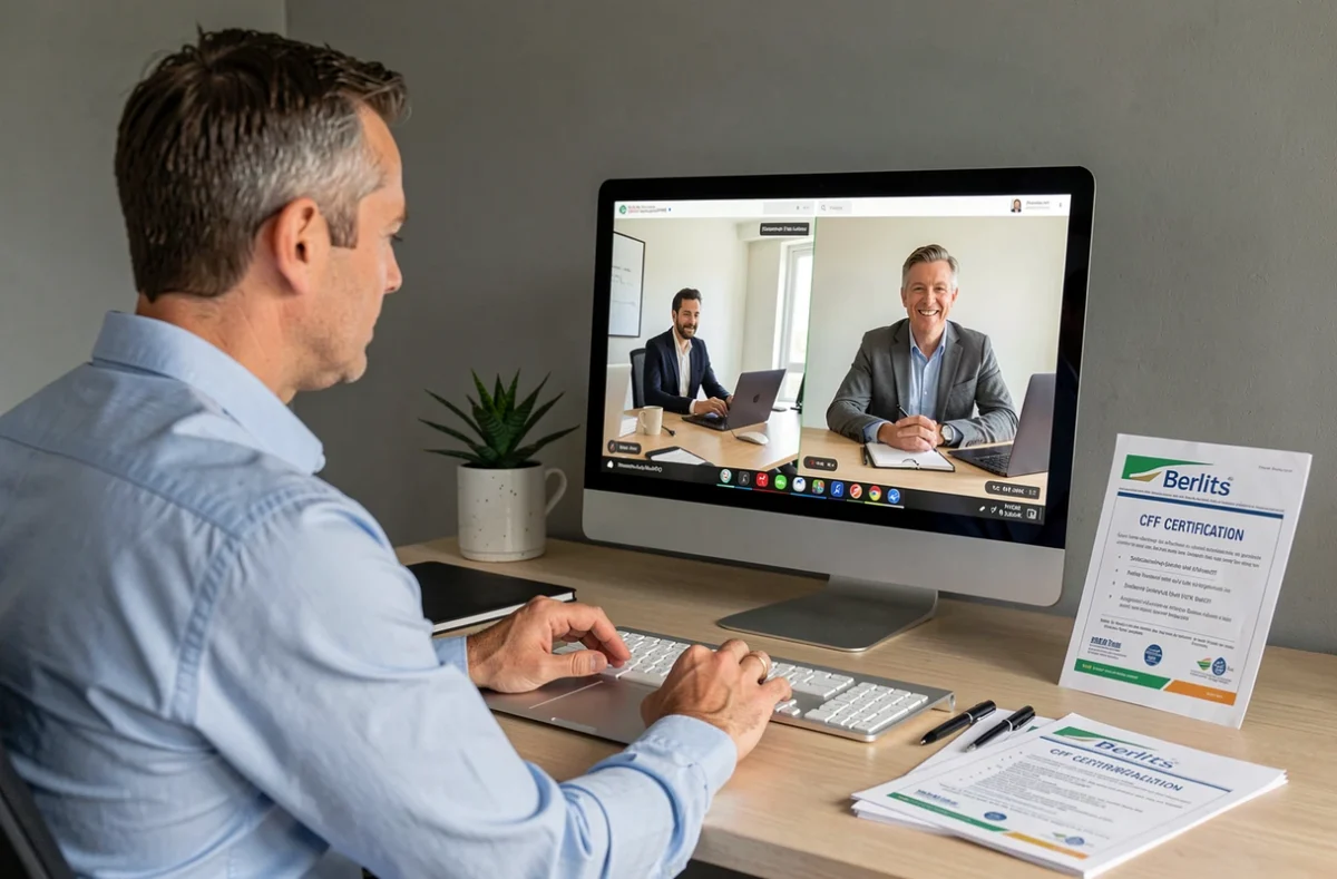 Professionnel adulte suivant une formation Berlitz en anglais en ligne éligible CPF depuis le Centre-Val de Loire