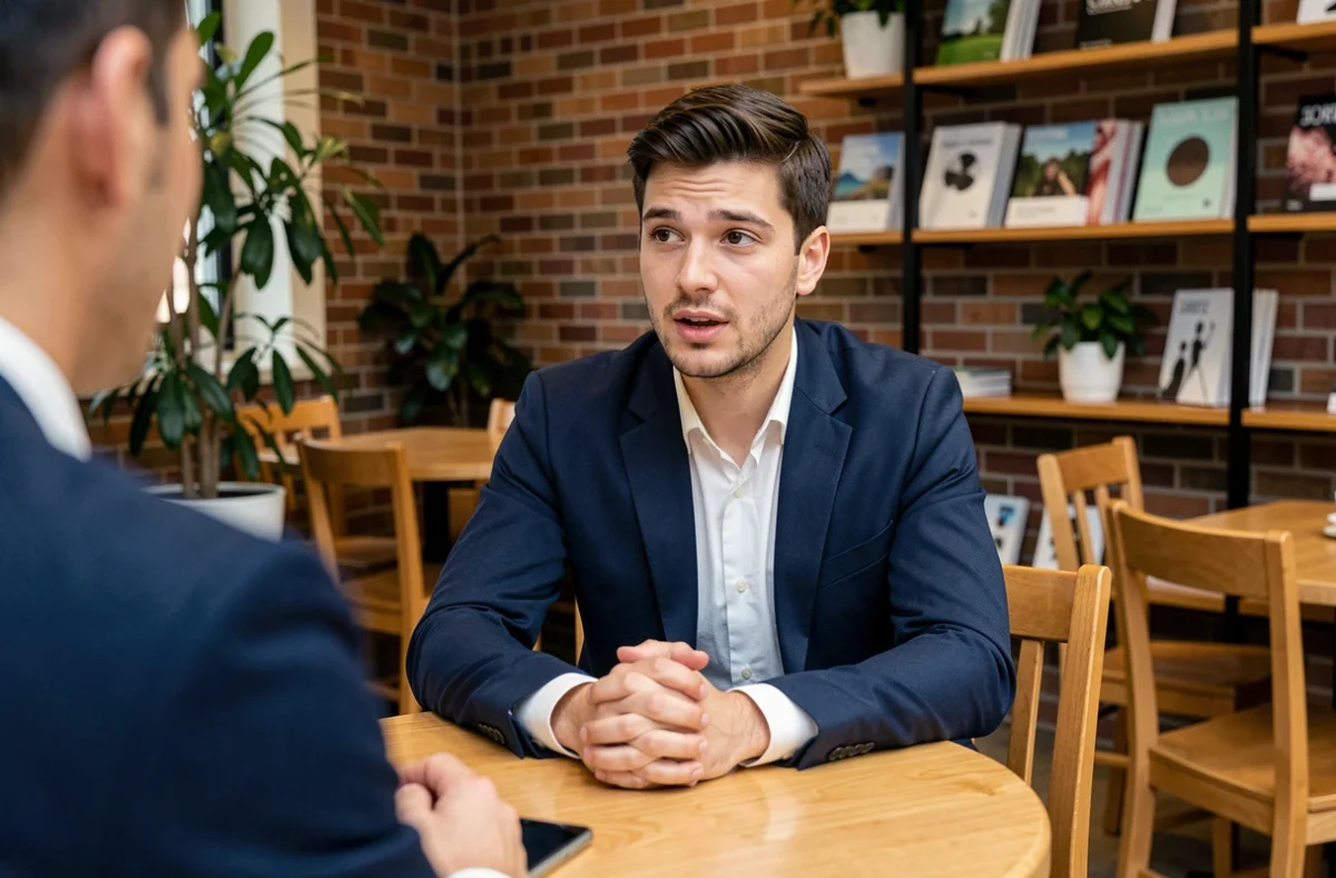 Portrait d'un ancien étudiant d'une école de gaming témoignant sur le rapport qualité-prix de sa formation dans un espace de vie du campus